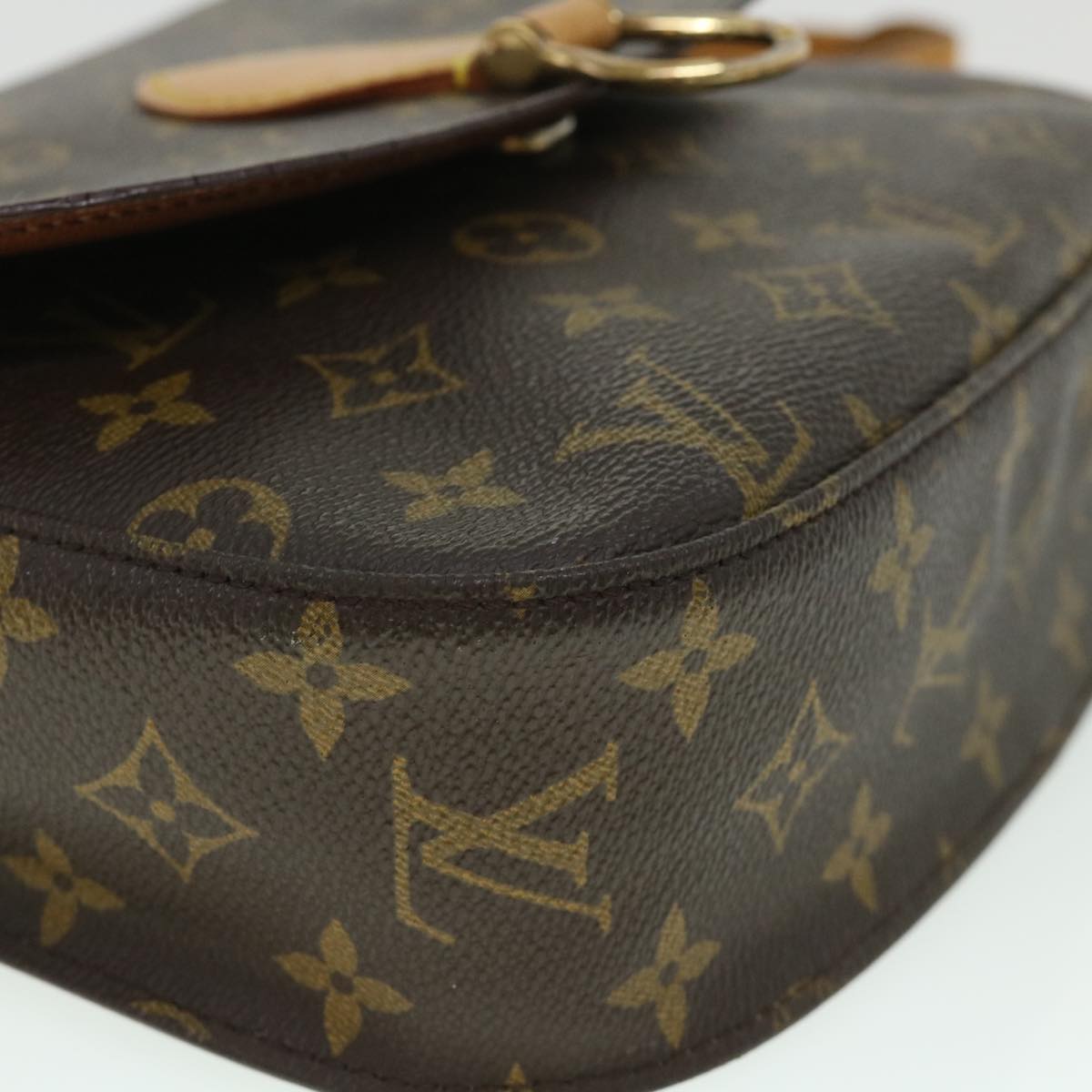 LOUIS VUITTON Monogram Saint Cloud GM Shoulder Bag M51242 LV Auth 54585