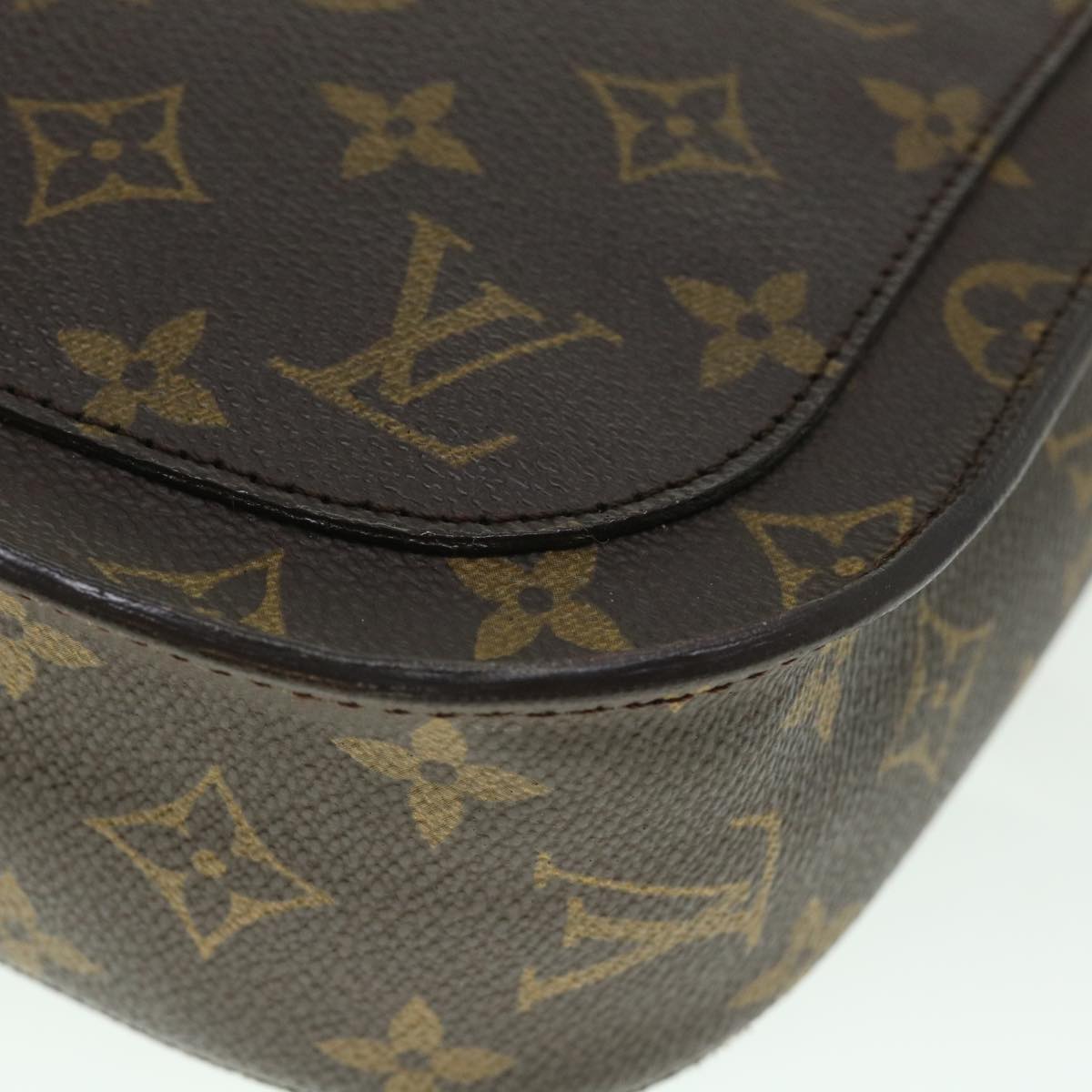 LOUIS VUITTON Monogram Saint Cloud GM Shoulder Bag M51242 LV Auth 54585