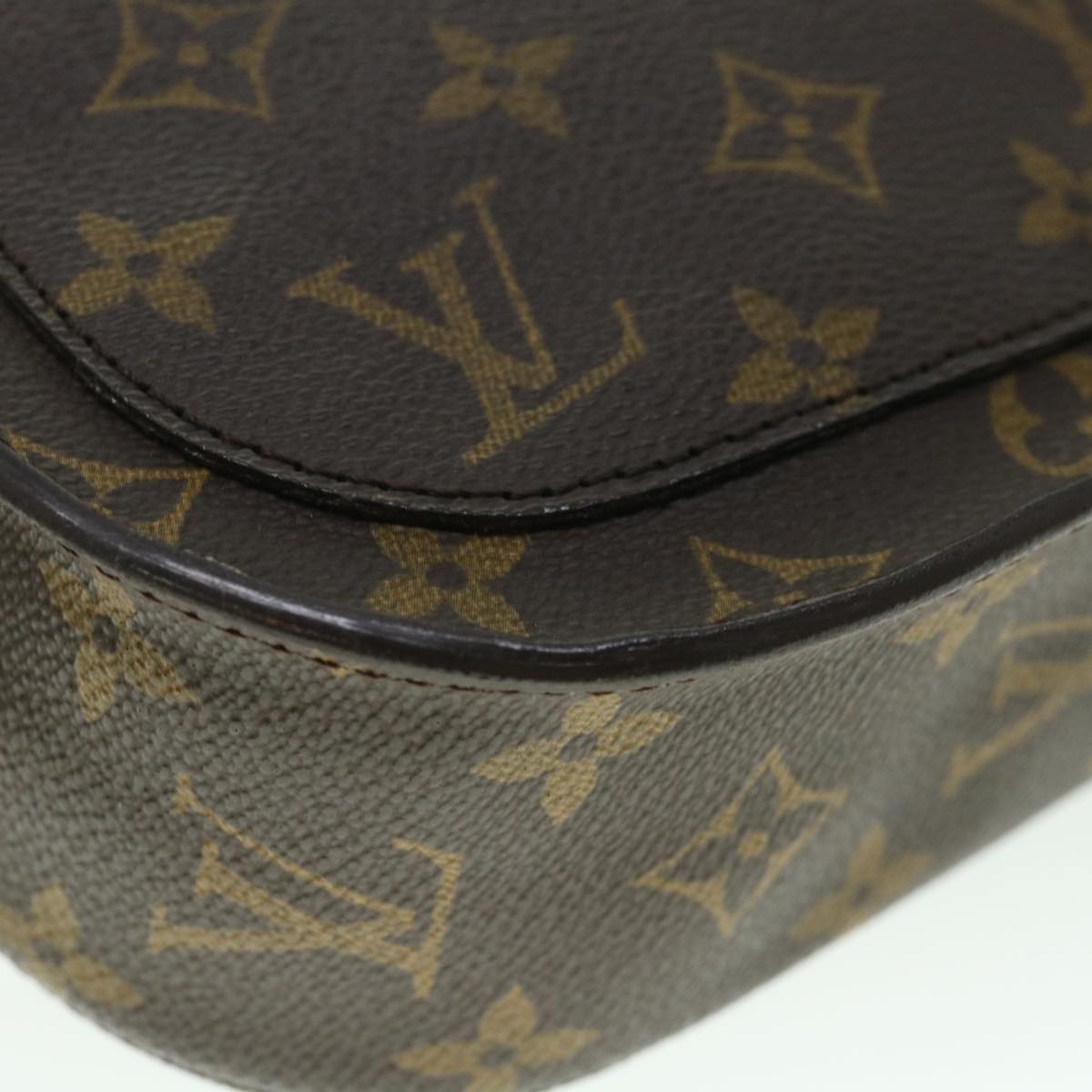 LOUIS VUITTON Monogram Saint Cloud GM Shoulder Bag M51242 LV Auth 54585