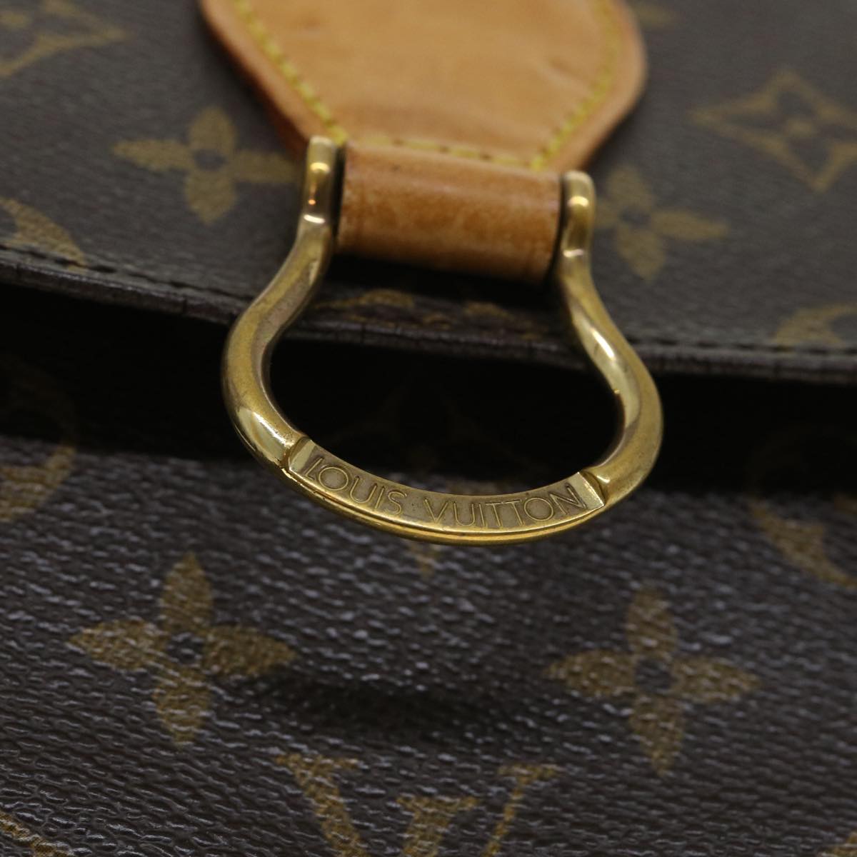 LOUIS VUITTON Monogram Saint Cloud GM Shoulder Bag M51242 LV Auth 54585