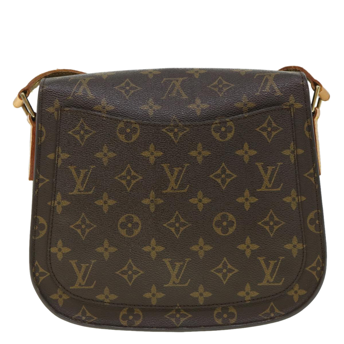 LOUIS VUITTON Monogram Saint Cloud GM Shoulder Bag M51242 LV Auth 54585