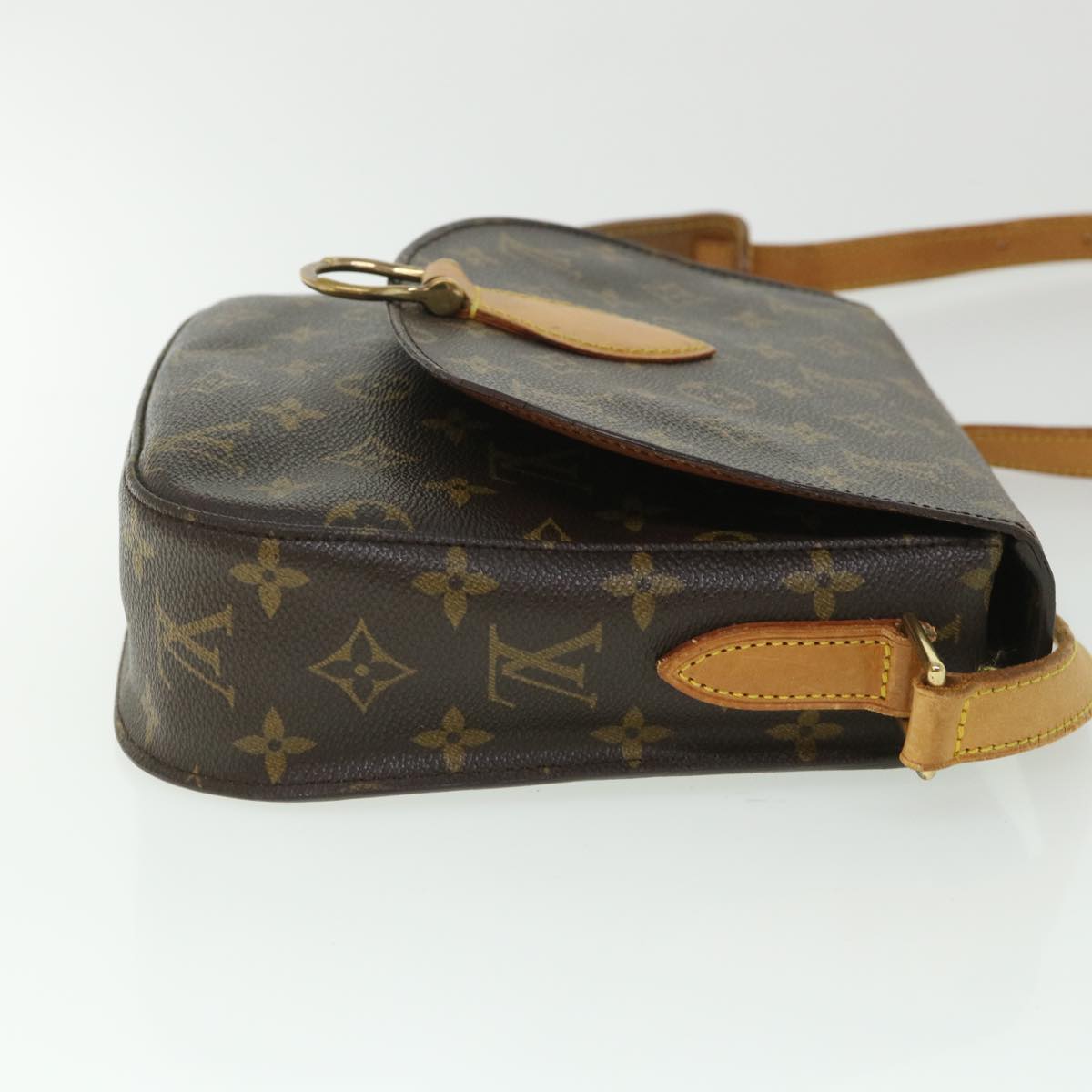 LOUIS VUITTON Monogram Saint Cloud GM Shoulder Bag M51242 LV Auth 54585