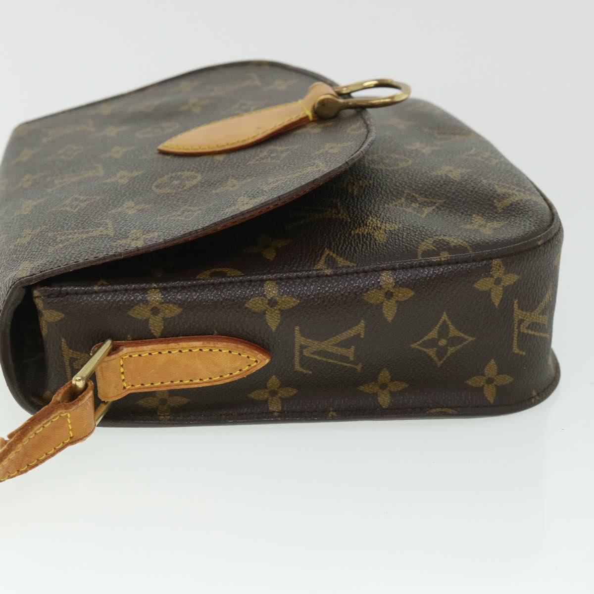 LOUIS VUITTON Monogram Saint Cloud GM Shoulder Bag M51242 LV Auth 54585