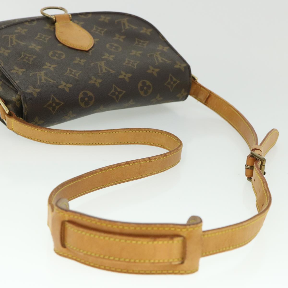 LOUIS VUITTON Monogram Saint Cloud GM Shoulder Bag M51242 LV Auth 54585