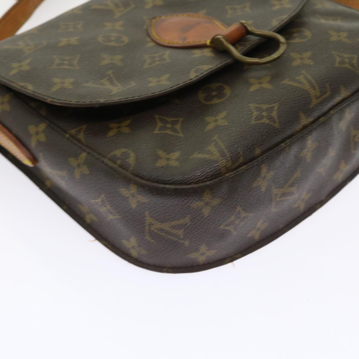 LOUIS VUITTON Monogram Saint Cloud GM Shoulder Bag M51242 LV Auth 54586