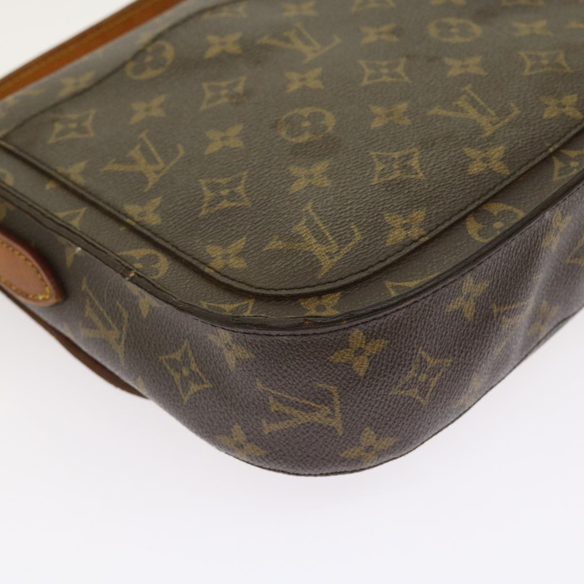 LOUIS VUITTON Monogram Saint Cloud GM Shoulder Bag M51242 LV Auth 54586