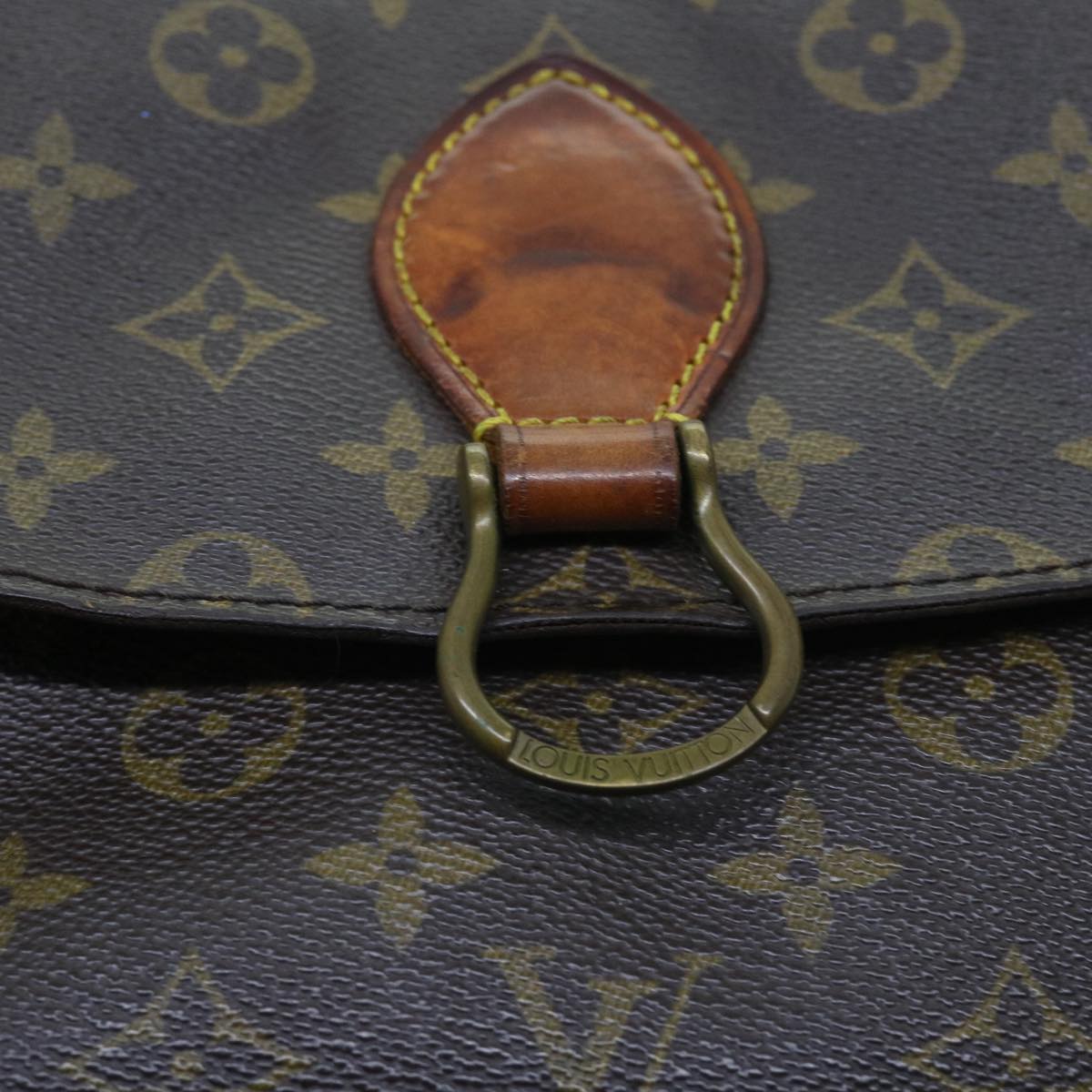 LOUIS VUITTON Monogram Saint Cloud GM Shoulder Bag M51242 LV Auth 54586