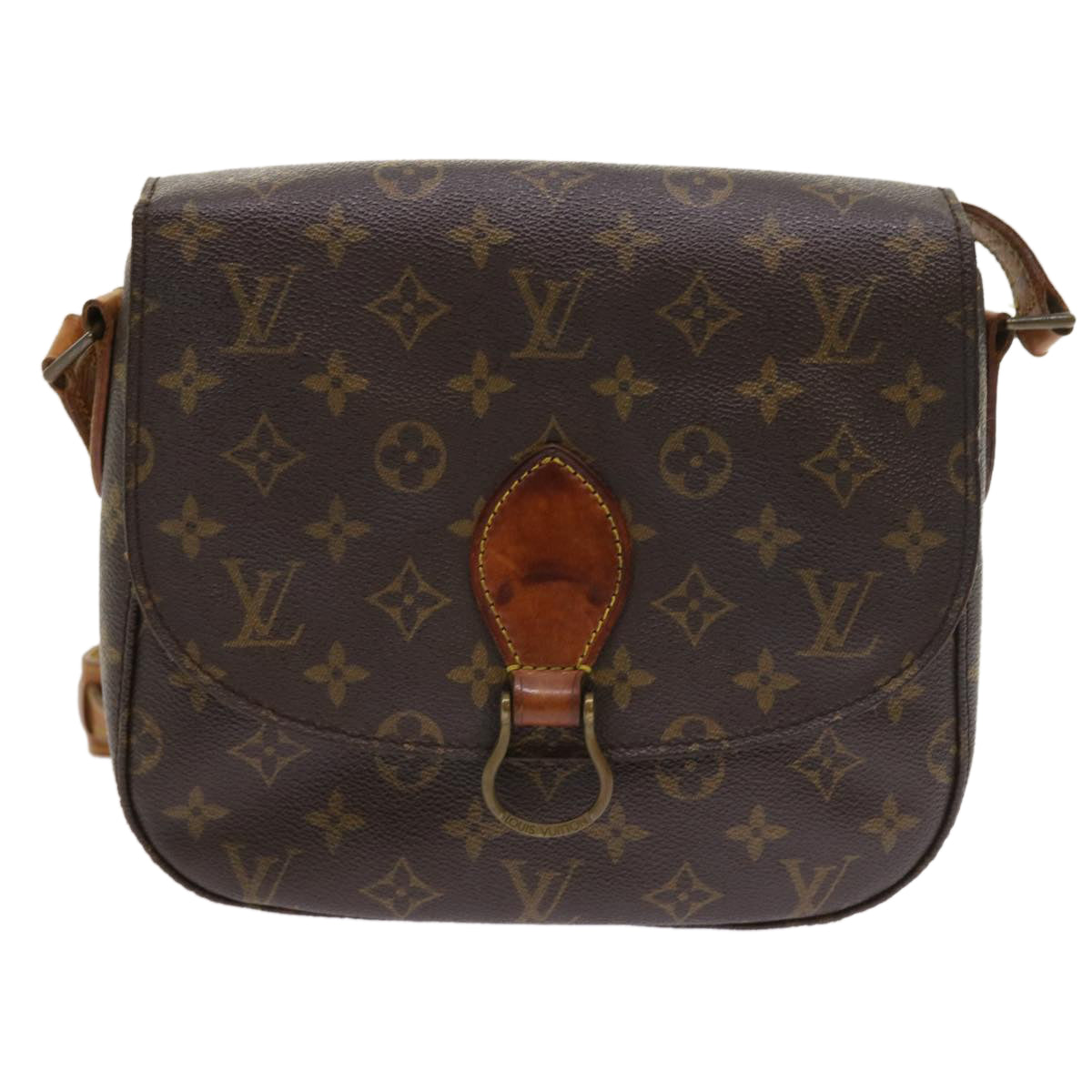 LOUIS VUITTON Monogram Saint Cloud GM Shoulder Bag M51242 LV Auth 54586