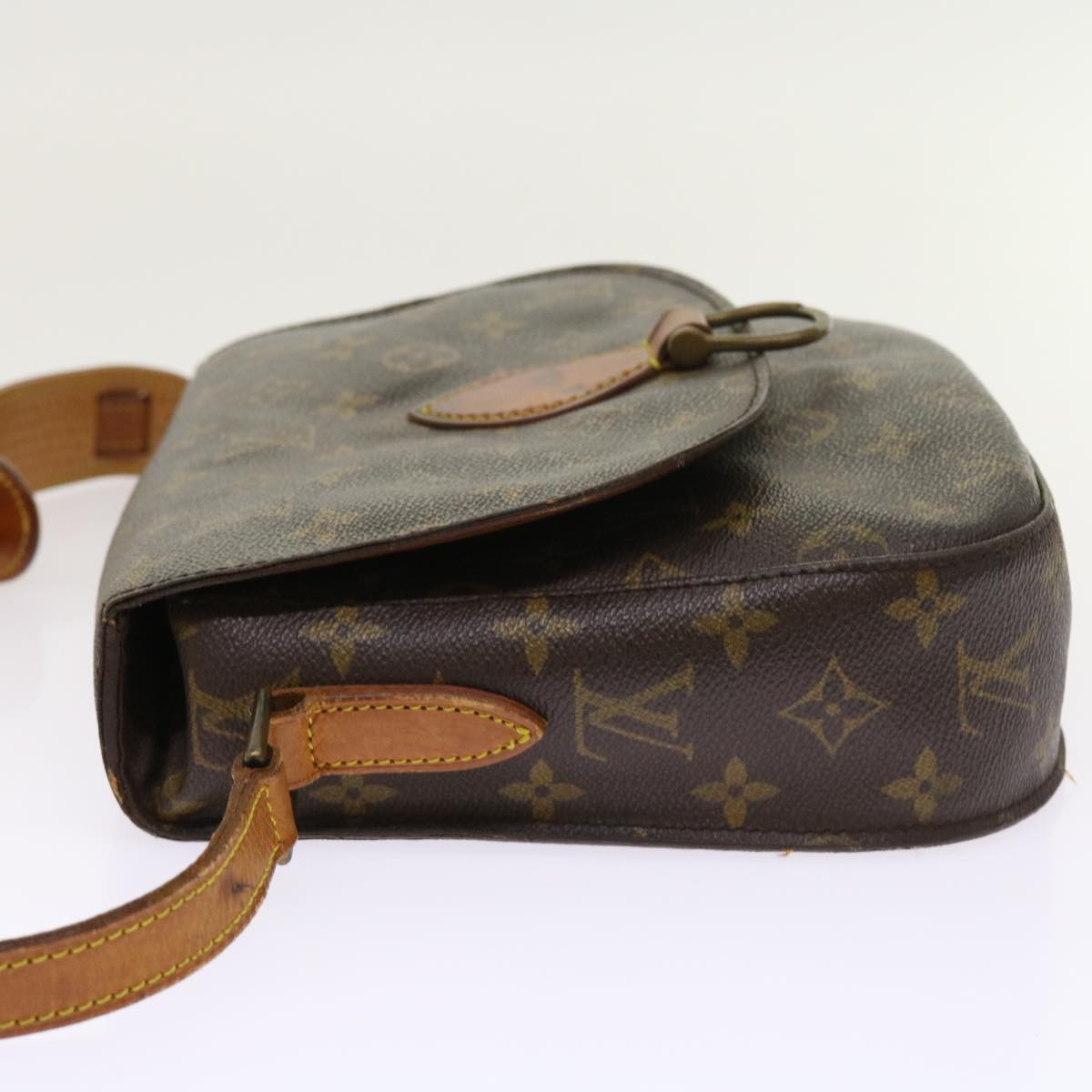 LOUIS VUITTON Monogram Saint Cloud GM Shoulder Bag M51242 LV Auth 54586