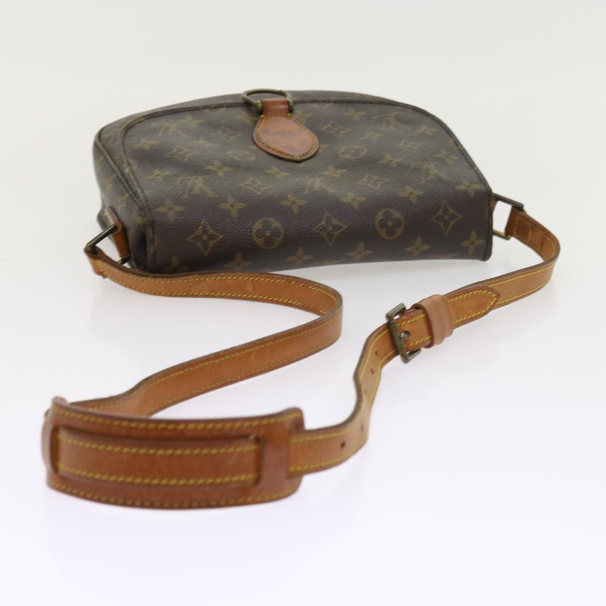 LOUIS VUITTON Monogram Saint Cloud GM Shoulder Bag M51242 LV Auth 54586