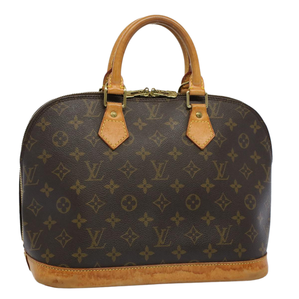 LOUIS VUITTON Monogram Alma Hand Bag M51130 LV Auth 54593