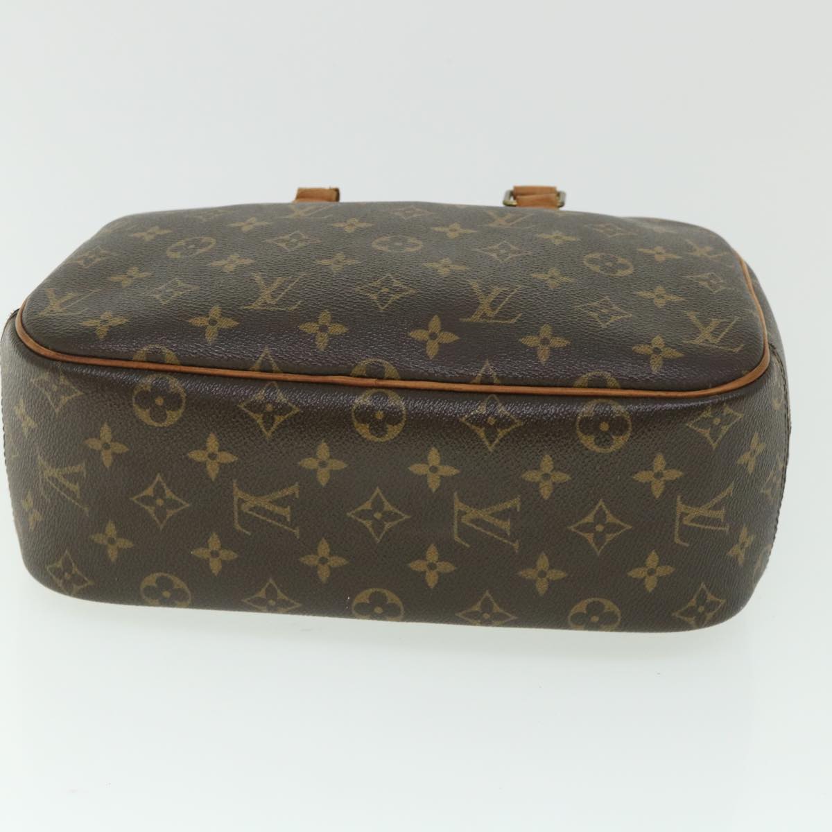 LOUIS VUITTON Monogram Trouville Hand Bag M42228 LV Auth 54597