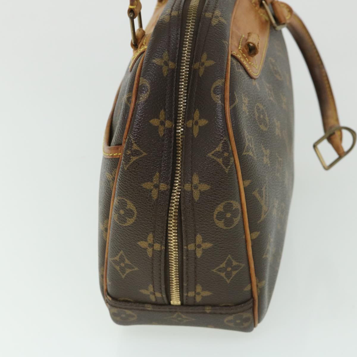 LOUIS VUITTON Monogram Trouville Hand Bag M42228 LV Auth 54597