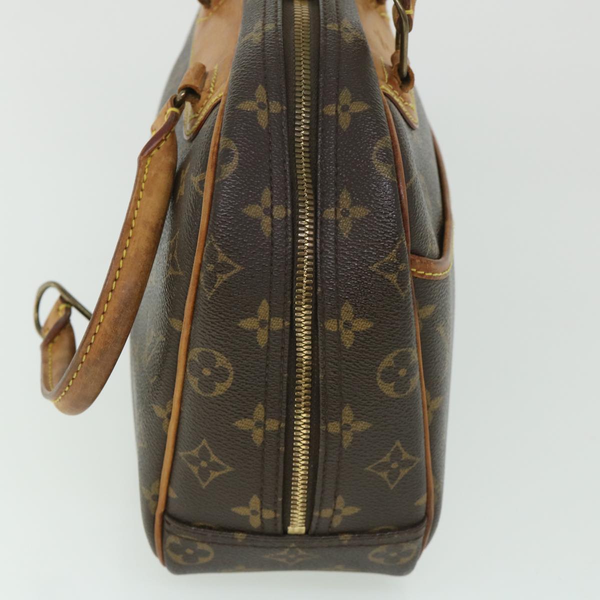 LOUIS VUITTON Monogram Trouville Hand Bag M42228 LV Auth 54597