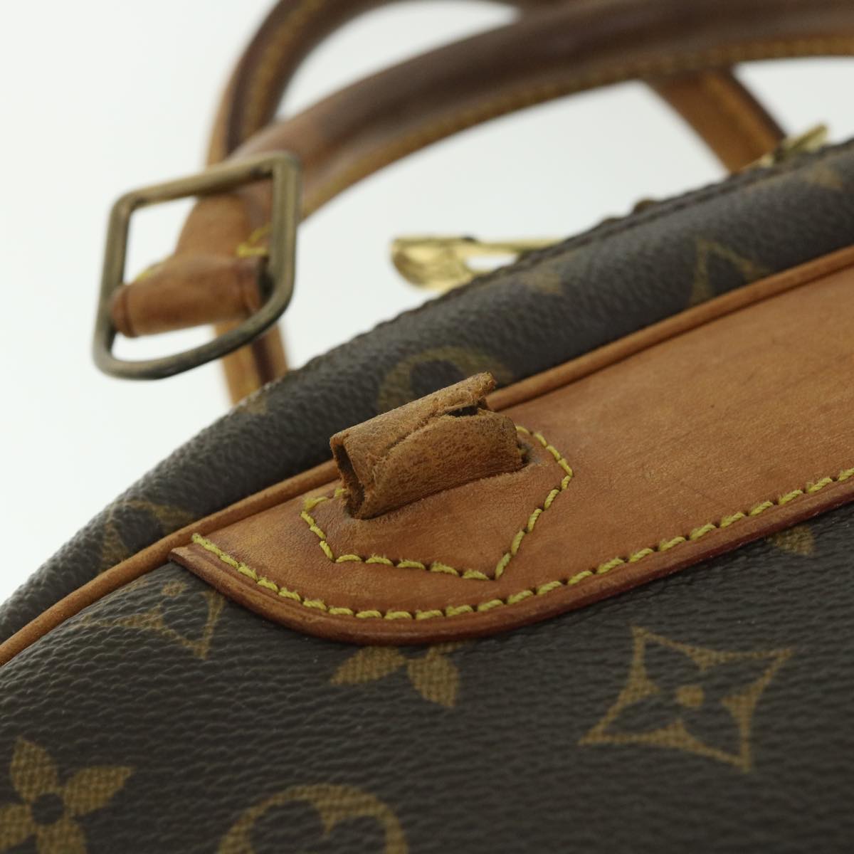 LOUIS VUITTON Monogram Trouville Hand Bag M42228 LV Auth 54597