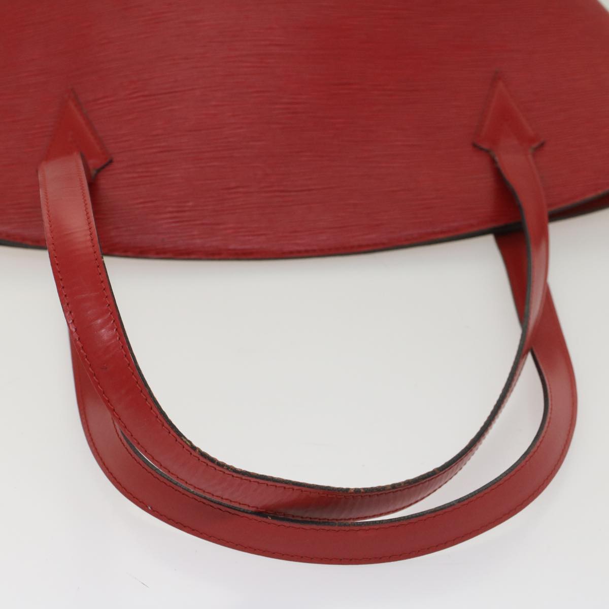 LOUIS VUITTON Epi Saint Jacques Shopping Shoulder Bag Red M52277 LV Auth 54605