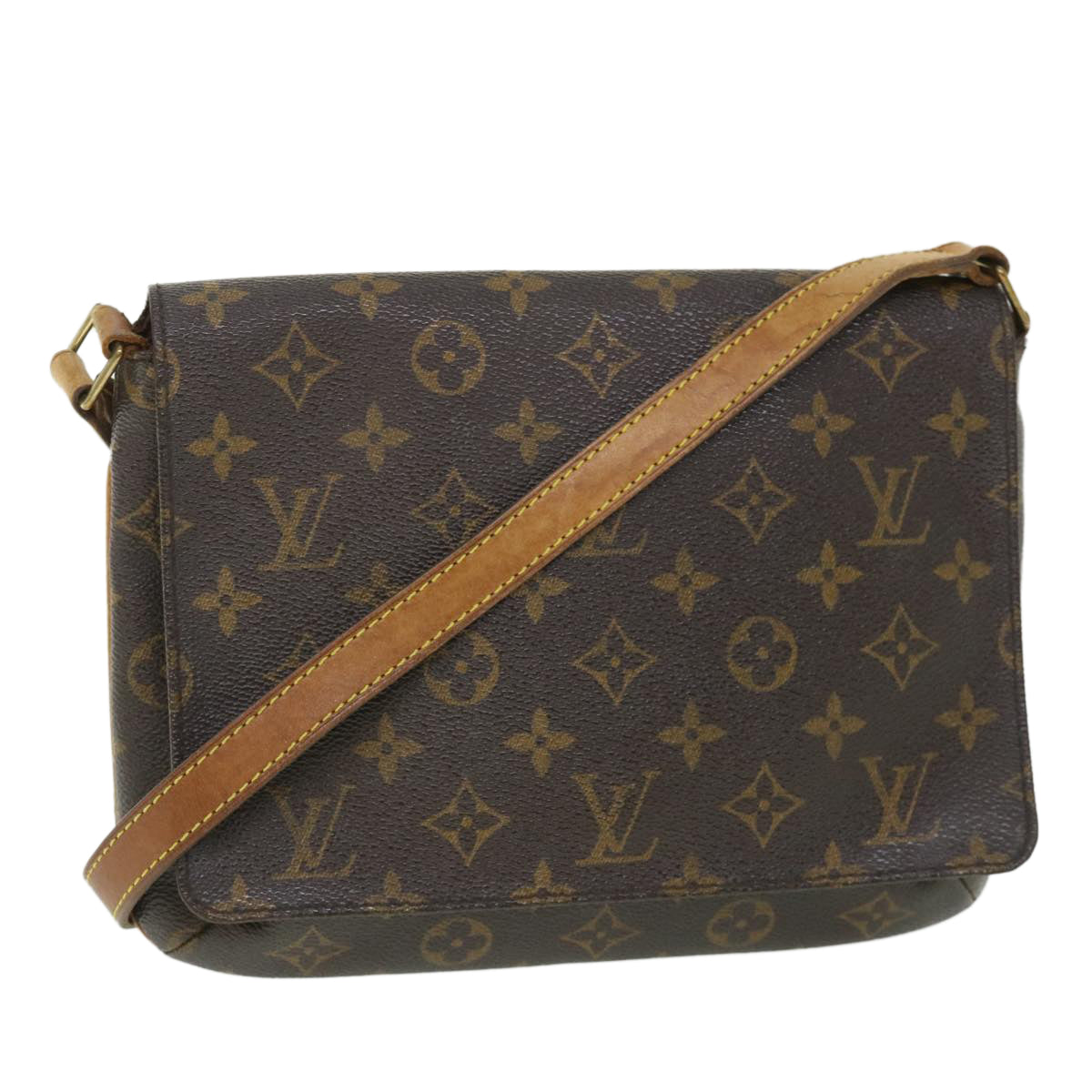 LOUIS VUITTON Monogram Musette Tango Short Strap Shoulder Bag M51257 Auth 54610