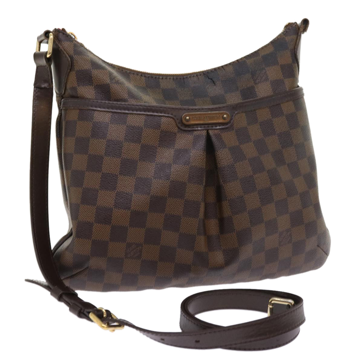 LOUIS VUITTON Damier Ebene Bloomsbury PM Shoulder Bag N42251 LV Auth 54641