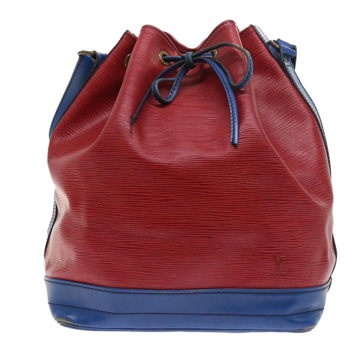 LOUIS VUITTON Epi Noe Shoulder Bag Bicolor Red Blue M44084 LV Auth 54645