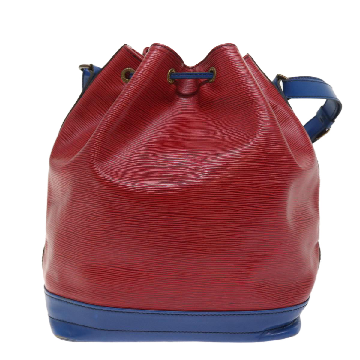 LOUIS VUITTON Epi Noe Shoulder Bag Bicolor Red Blue M44084 LV Auth 54645