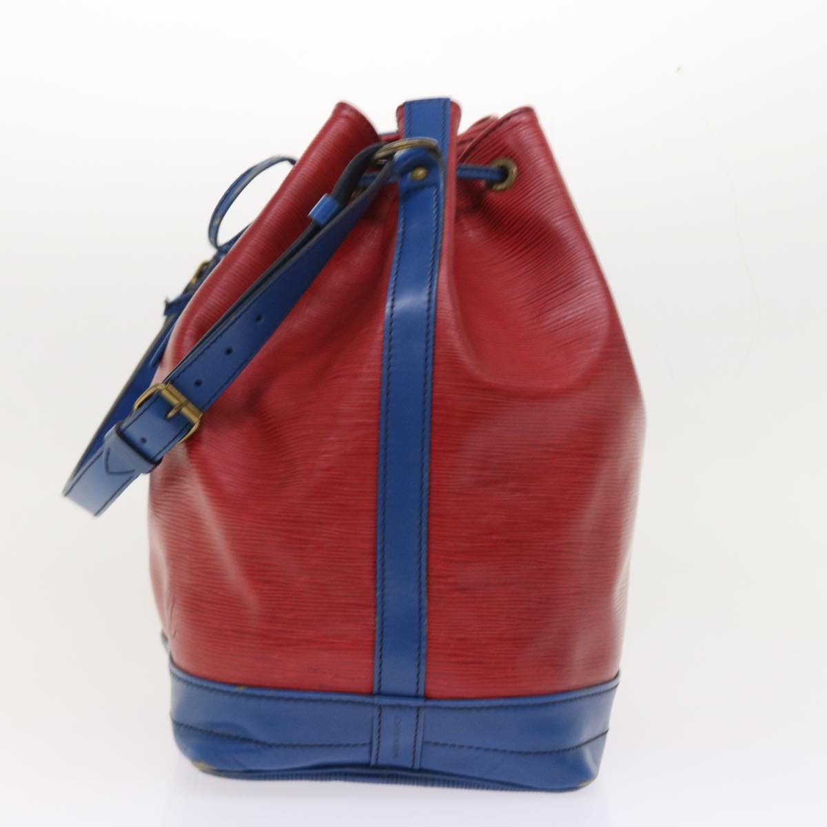 LOUIS VUITTON Epi Noe Shoulder Bag Bicolor Red Blue M44084 LV Auth 54645