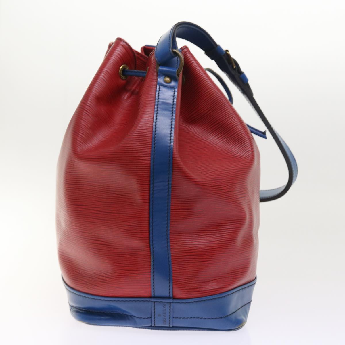 LOUIS VUITTON Epi Noe Shoulder Bag Bicolor Red Blue M44084 LV Auth 54645