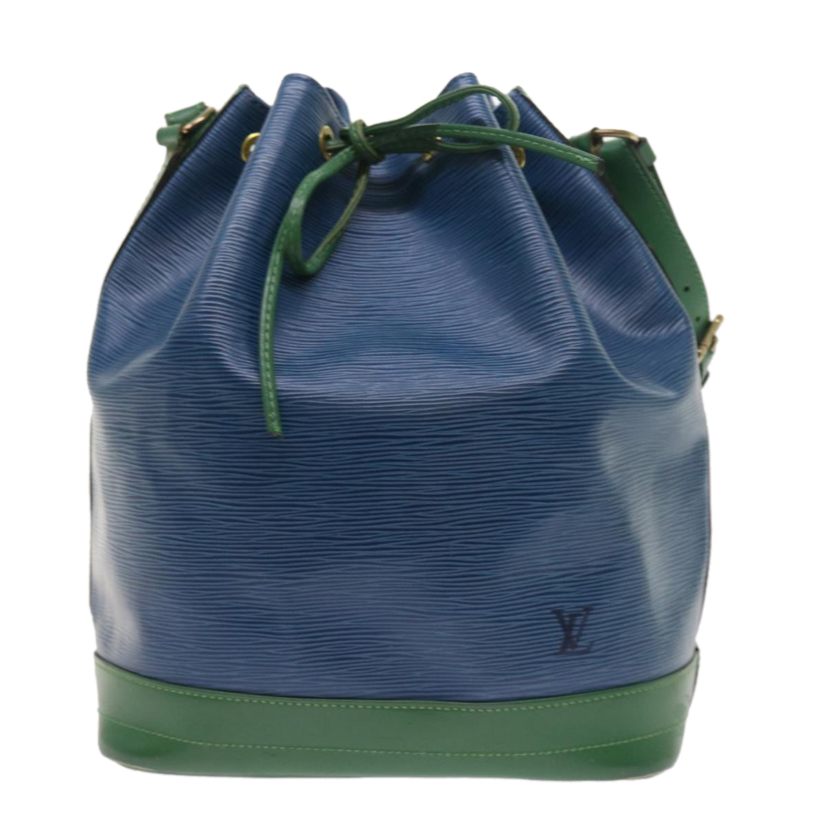 LOUIS VUITTON Epi Bicolor Noe Shoulder Bag Green Blue M44044 LV Auth 54646