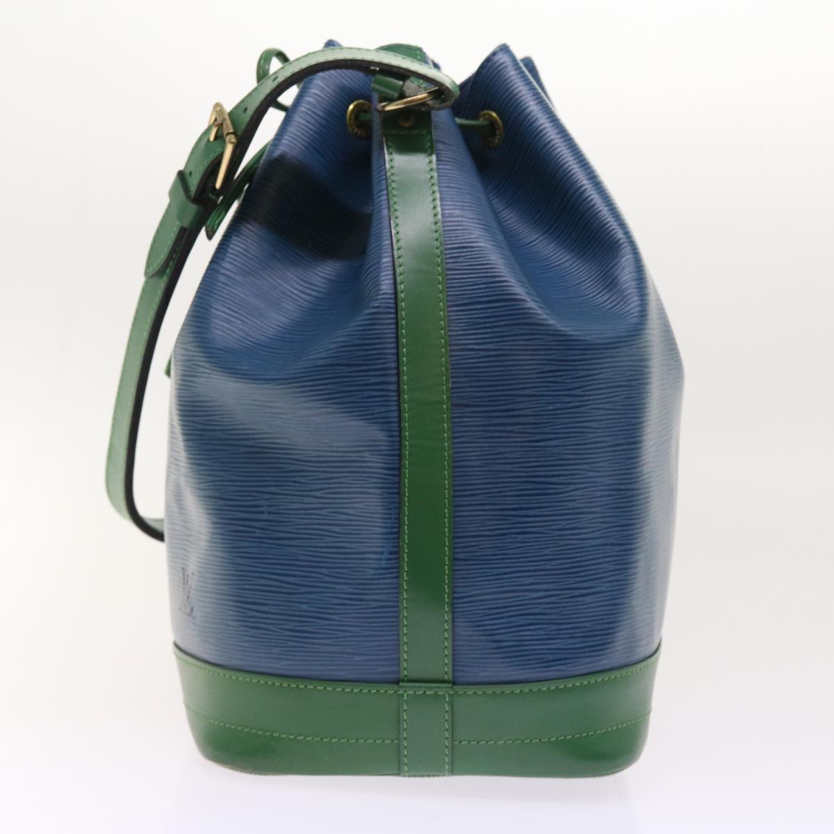 LOUIS VUITTON Epi Bicolor Noe Shoulder Bag Green Blue M44044 LV Auth 54646