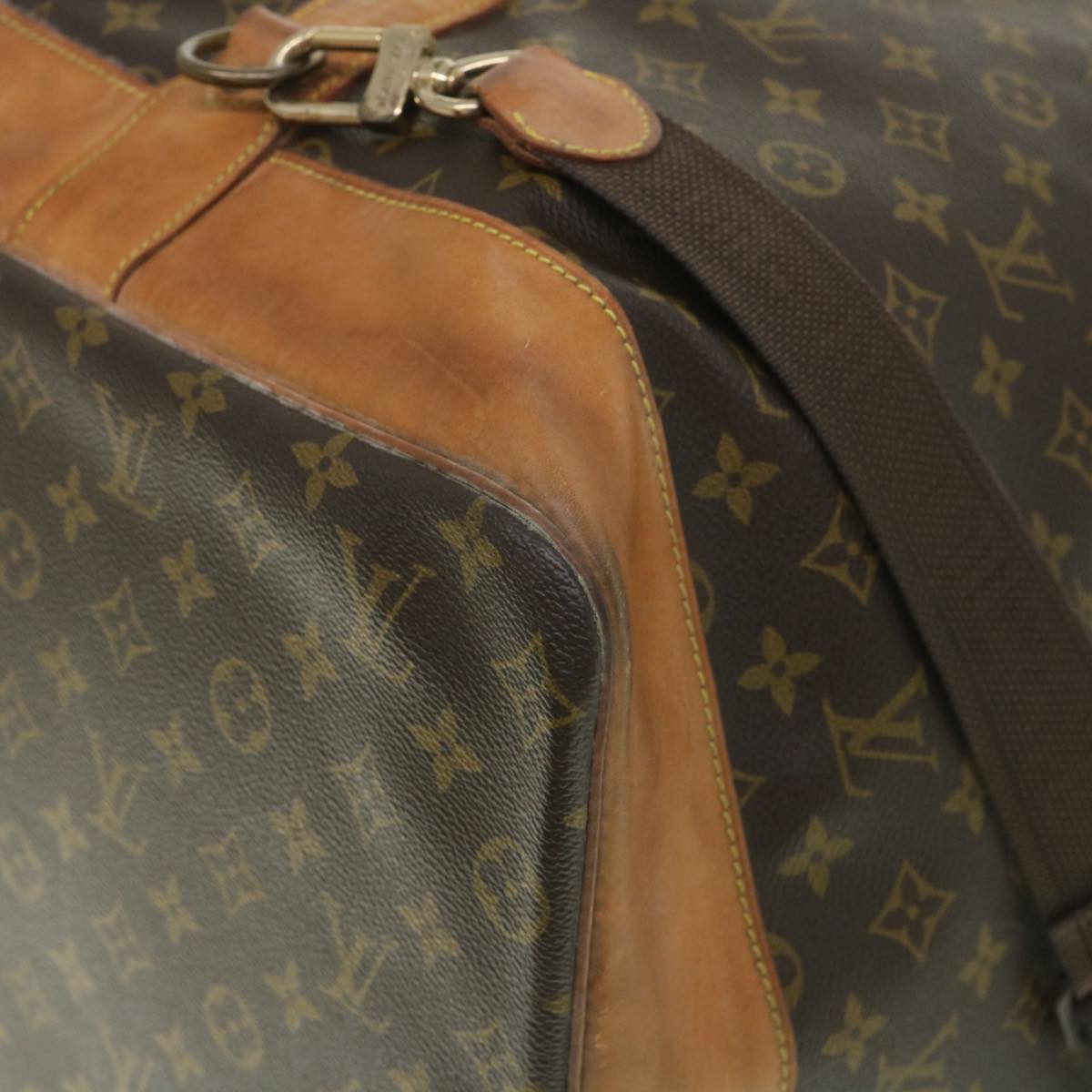 LOUIS VUITTON Monogram Sac Marine Shoulder Bag M41235 LV Auth 54670