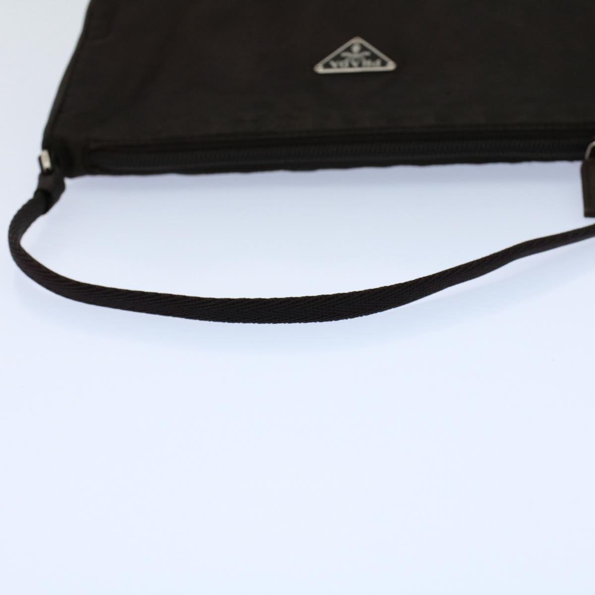 PRADA Accessory Pouch Nylon Black Auth 54727