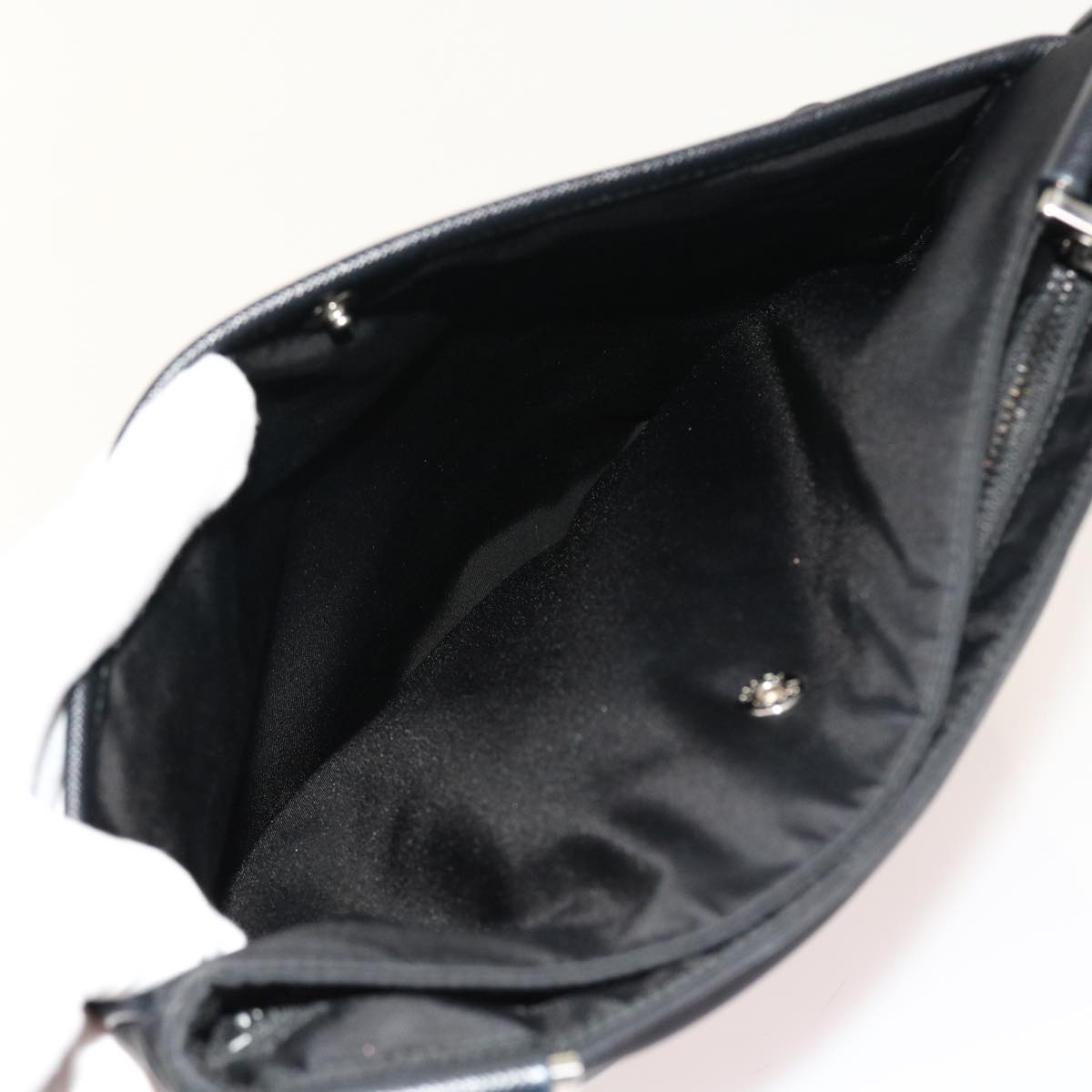 PRADA Shoulder Bag Nylon Black Auth 54765