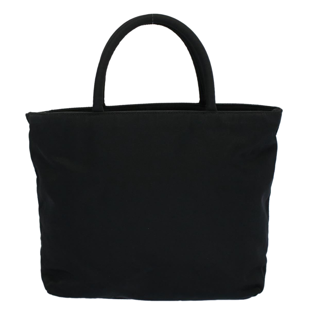 PRADA Hand Bag Nylon Black Auth 54782