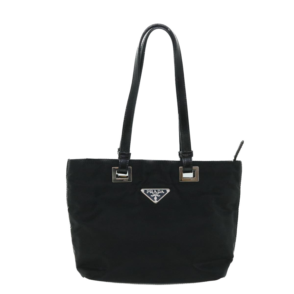 PRADA Shoulder Bag Nylon Black Auth 54783