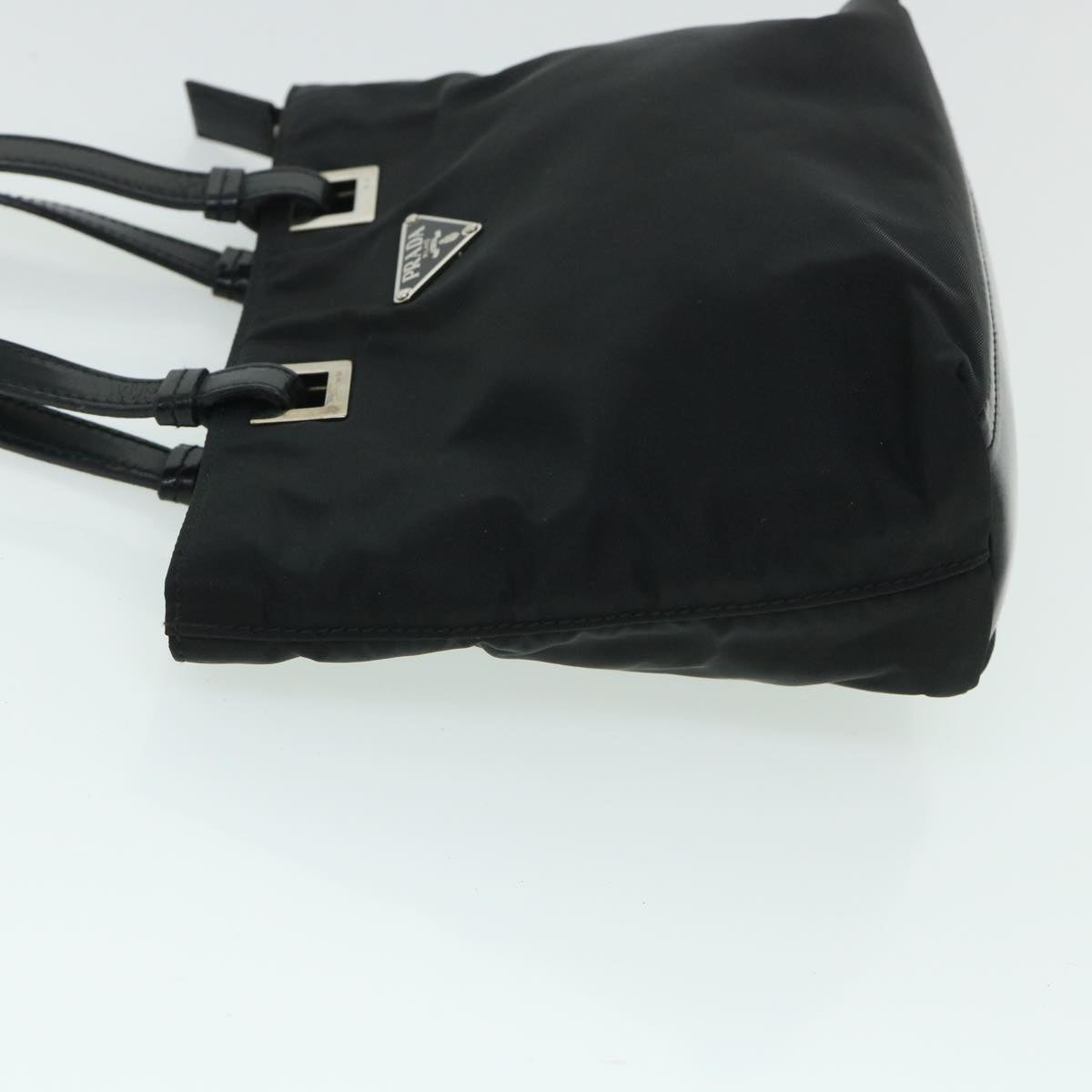 PRADA Shoulder Bag Nylon Black Auth 54783