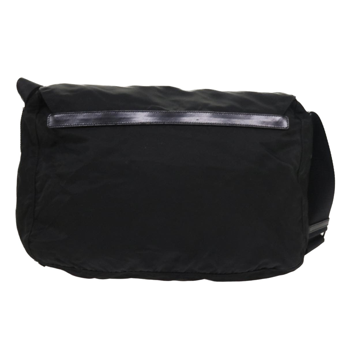 PRADA Shoulder Bag Nylon Black Auth 54785 - 0