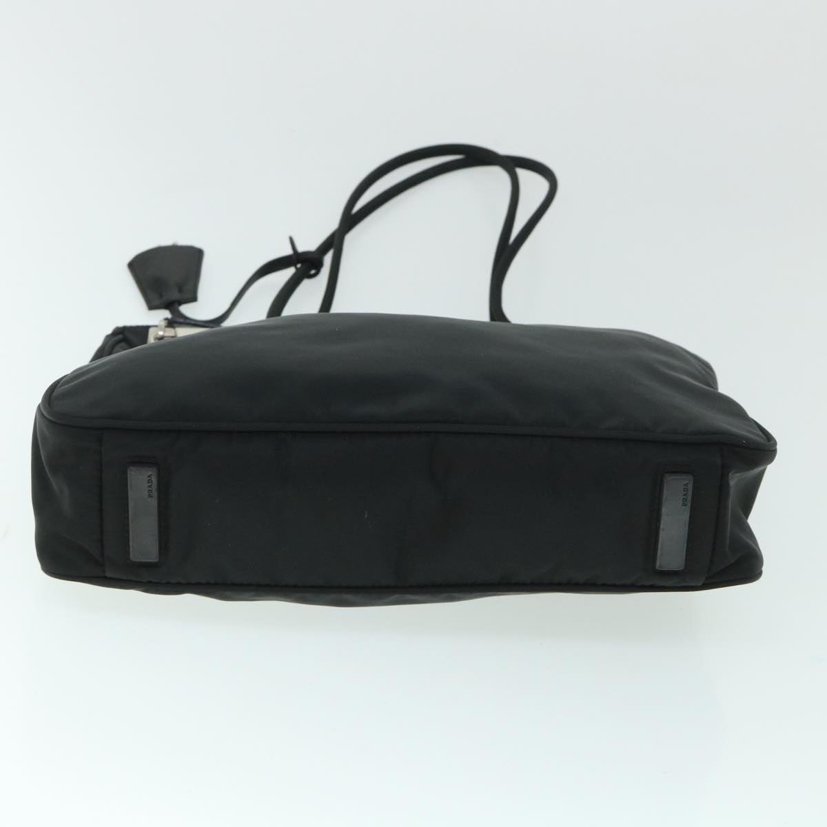 PRADA Tote Bag Nylon Black Auth 54818