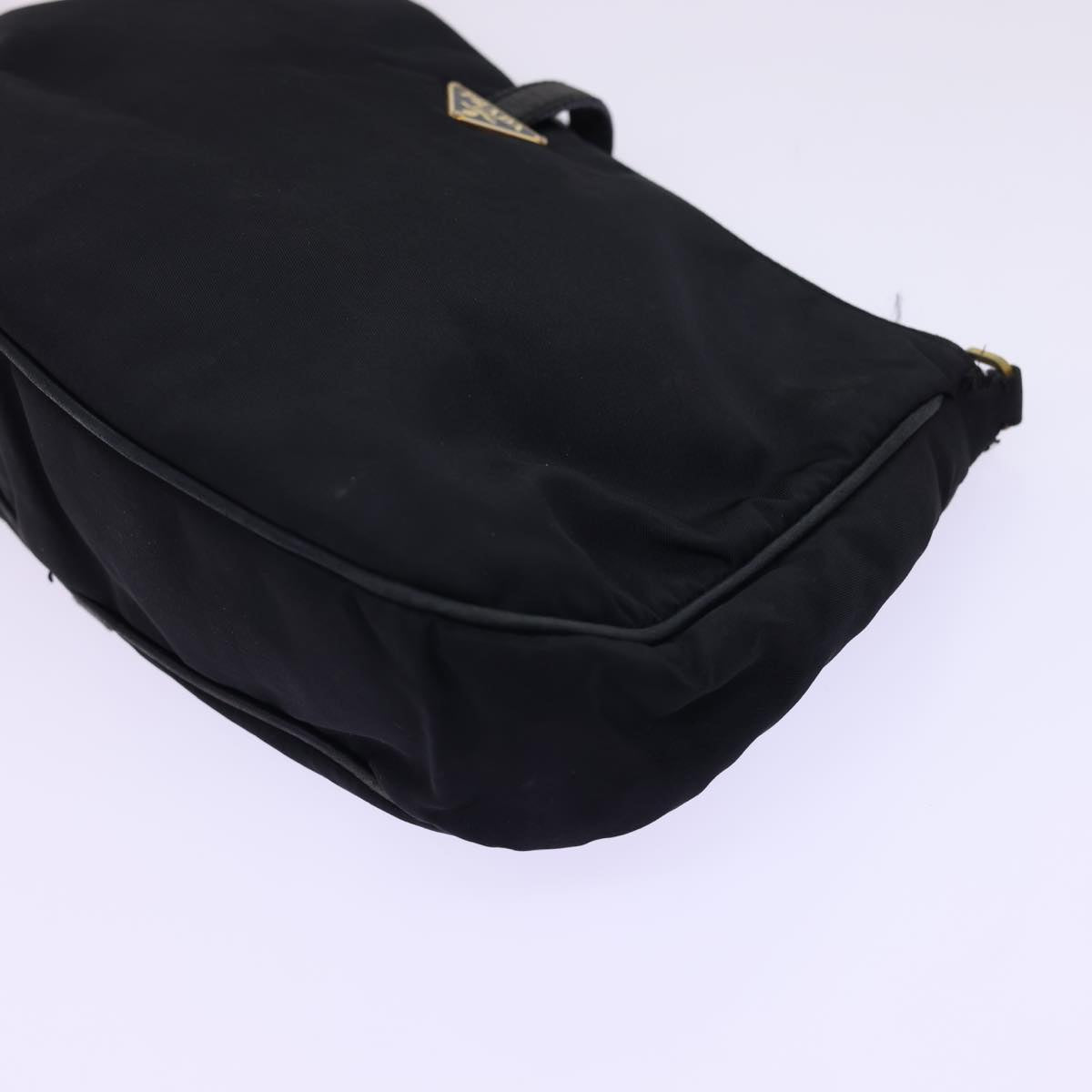 PRADA Shoulder Bag Nylon Black Auth 54819