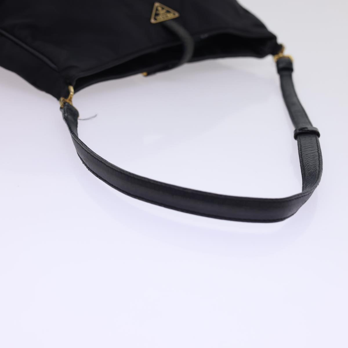 PRADA Shoulder Bag Nylon Black Auth 54819