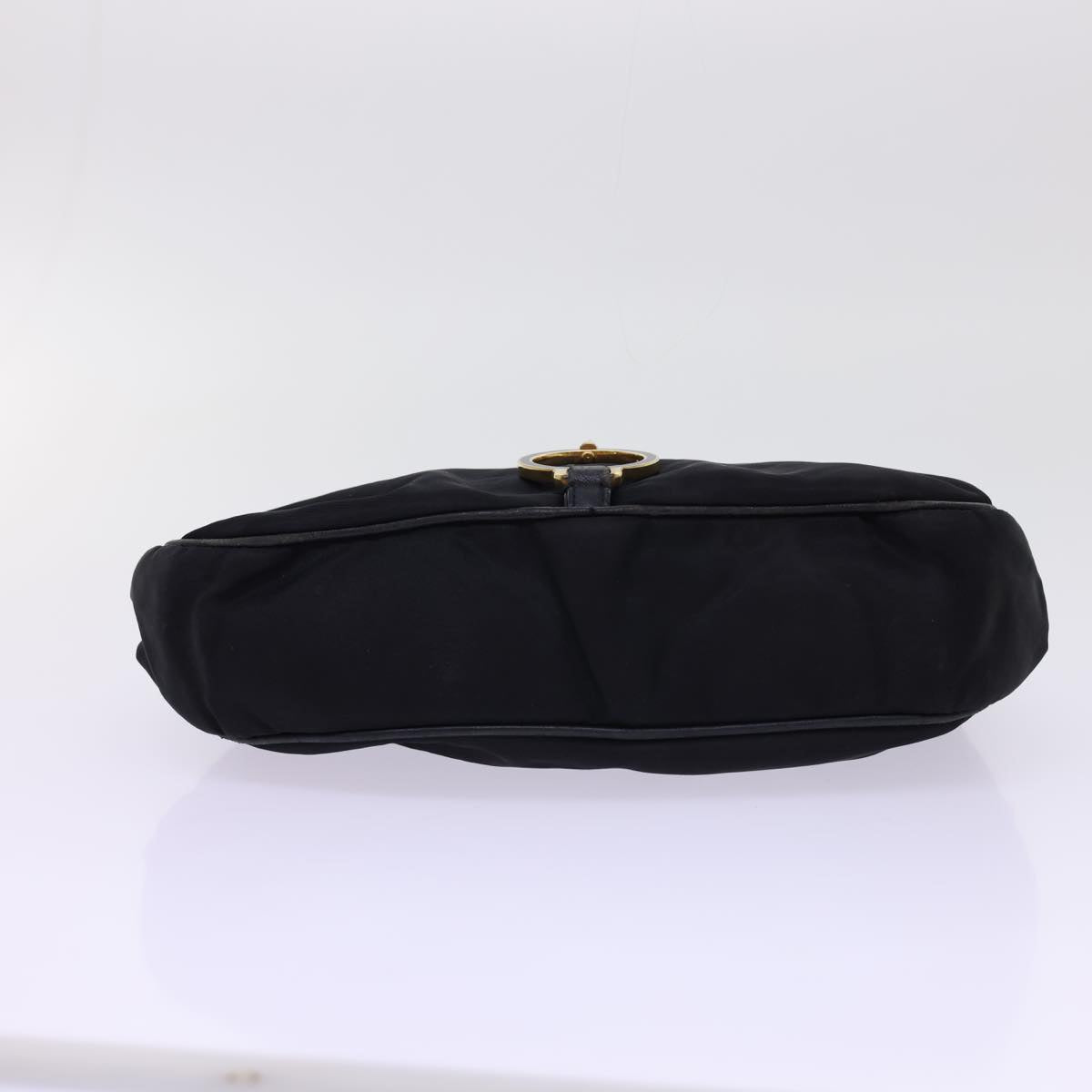 PRADA Shoulder Bag Nylon Black Auth 54819