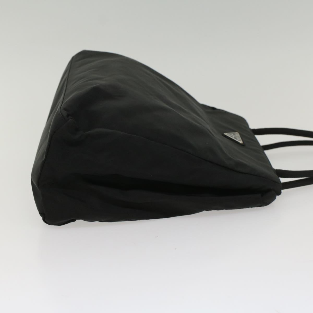 PRADA Hand Bag Nylon Black Auth 54822
