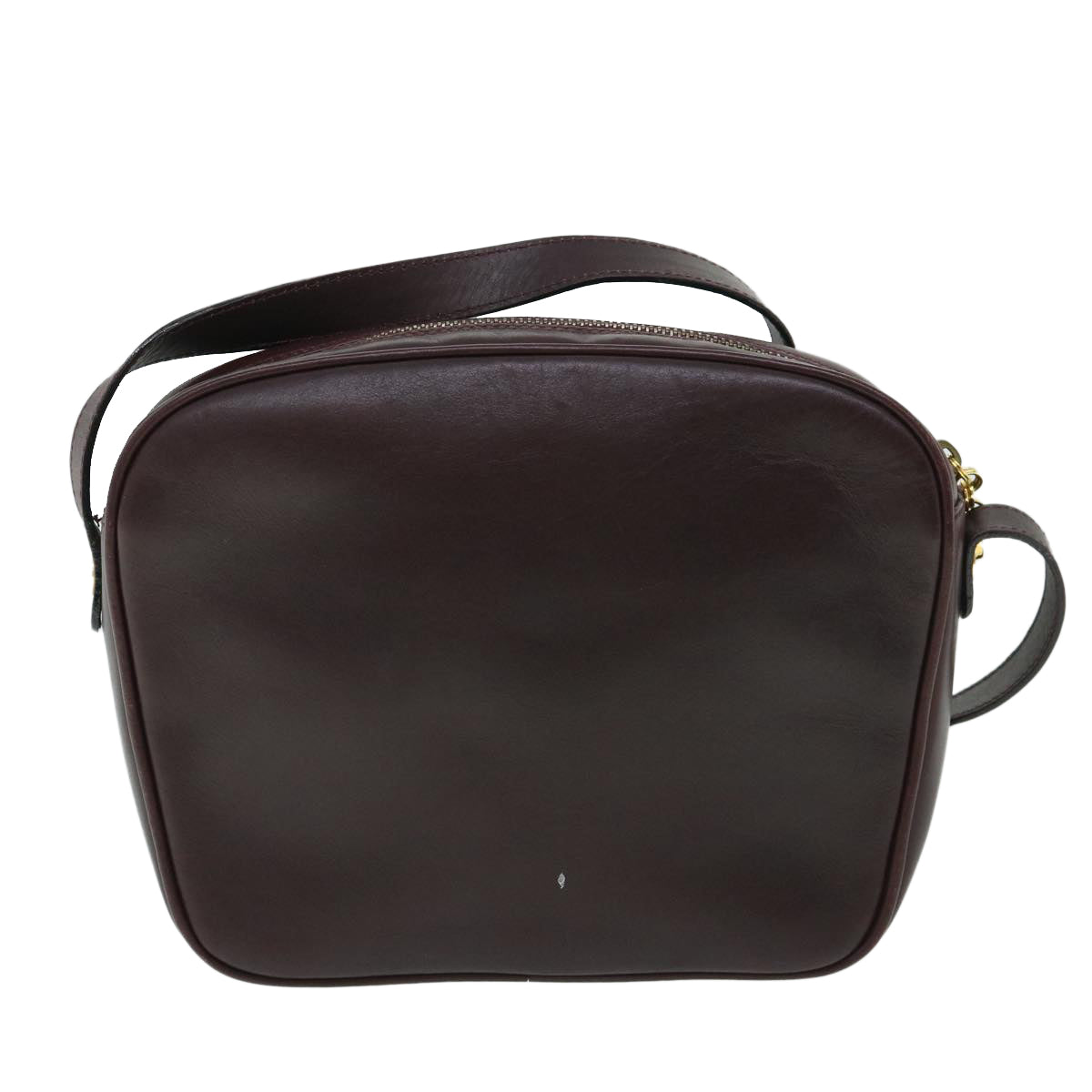 Salvatore Ferragamo Shoulder Bag Leather Red Auth 54823 - 0