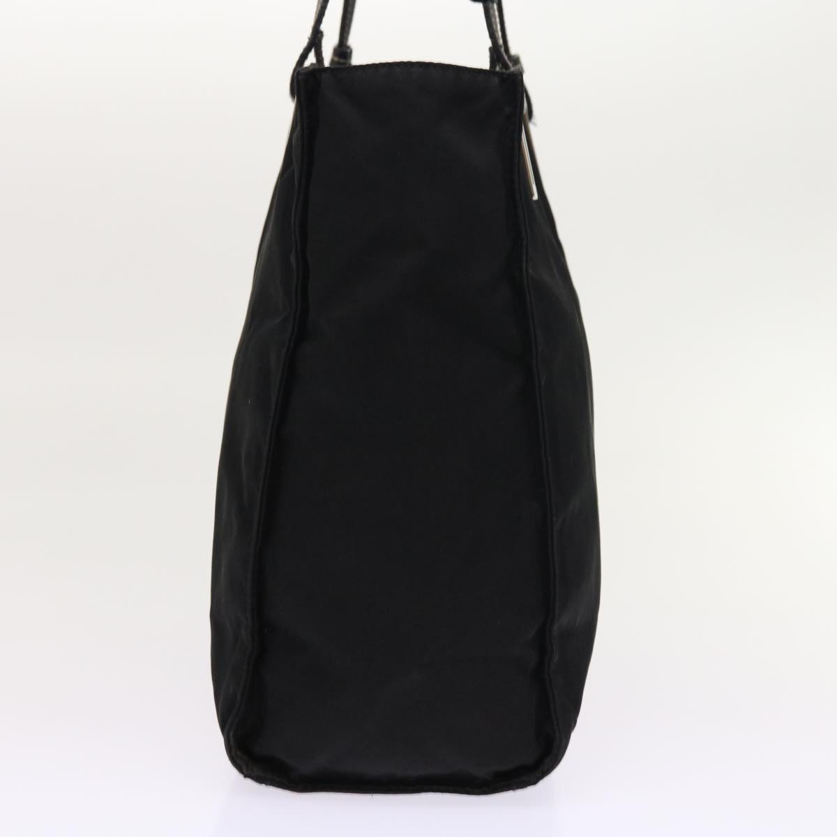 PRADA Tote Bag Nylon Black Auth 54859