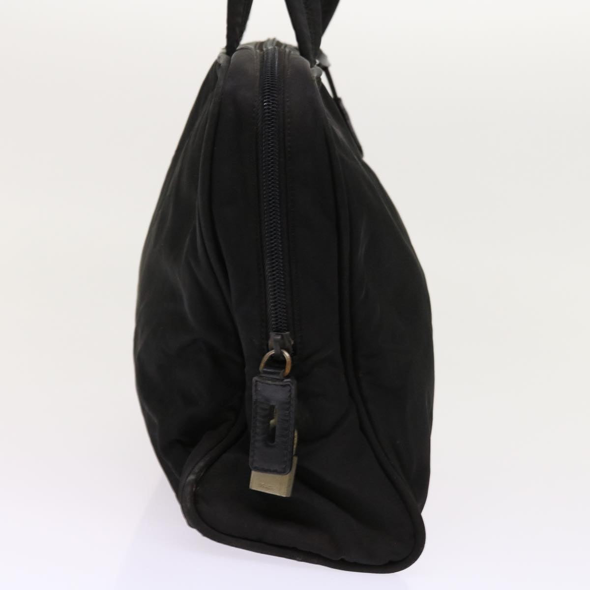 PRADA Tote Bag Nylon Black Auth 54862