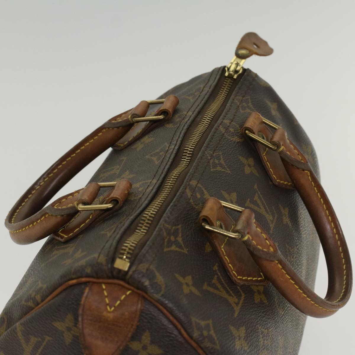 LOUIS VUITTON Monogram Speedy 25 Hand Bag M41528 LV Auth 54865