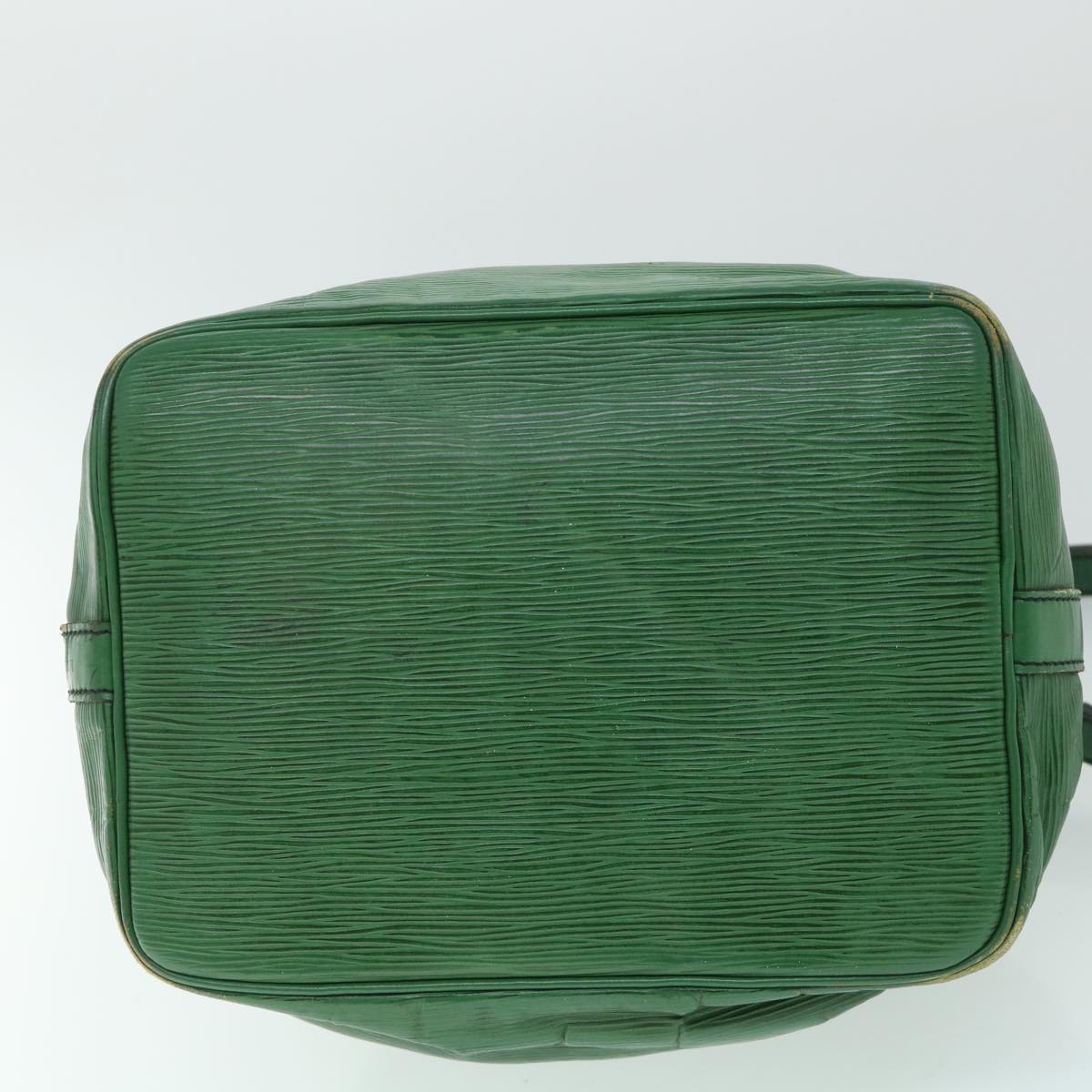 LOUIS VUITTON Epi Petit Noe Shoulder Bag Vintage Green M44104 LV Auth 54871