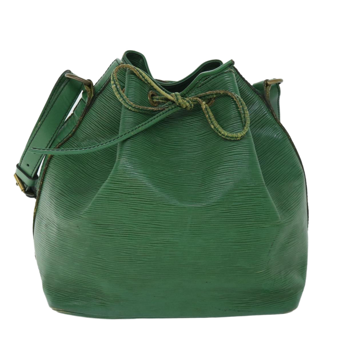 LOUIS VUITTON Epi Petit Noe Shoulder Bag Vintage Green M44104 LV Auth 54871