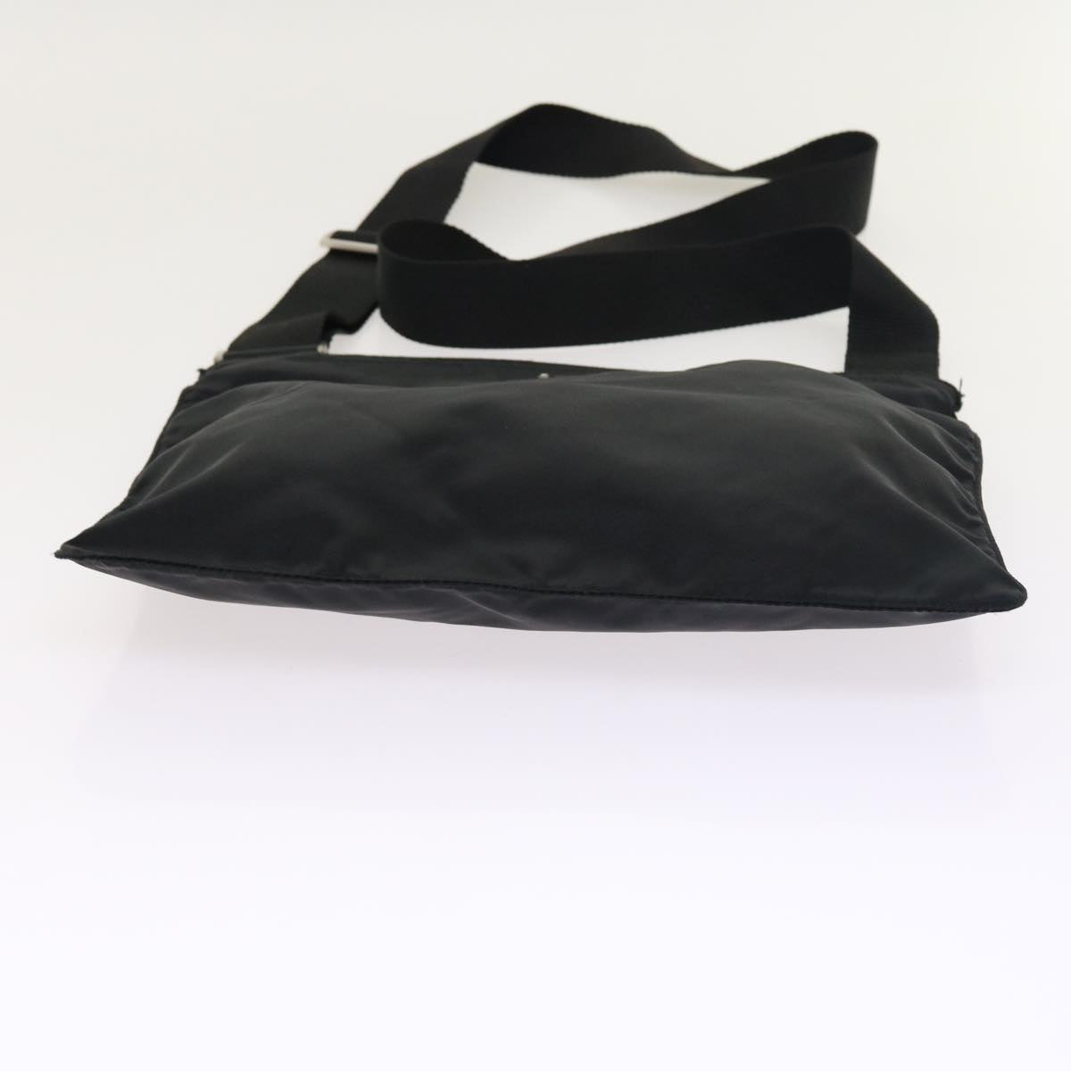 PRADA Shoulder Bag Nylon Black Auth 54878