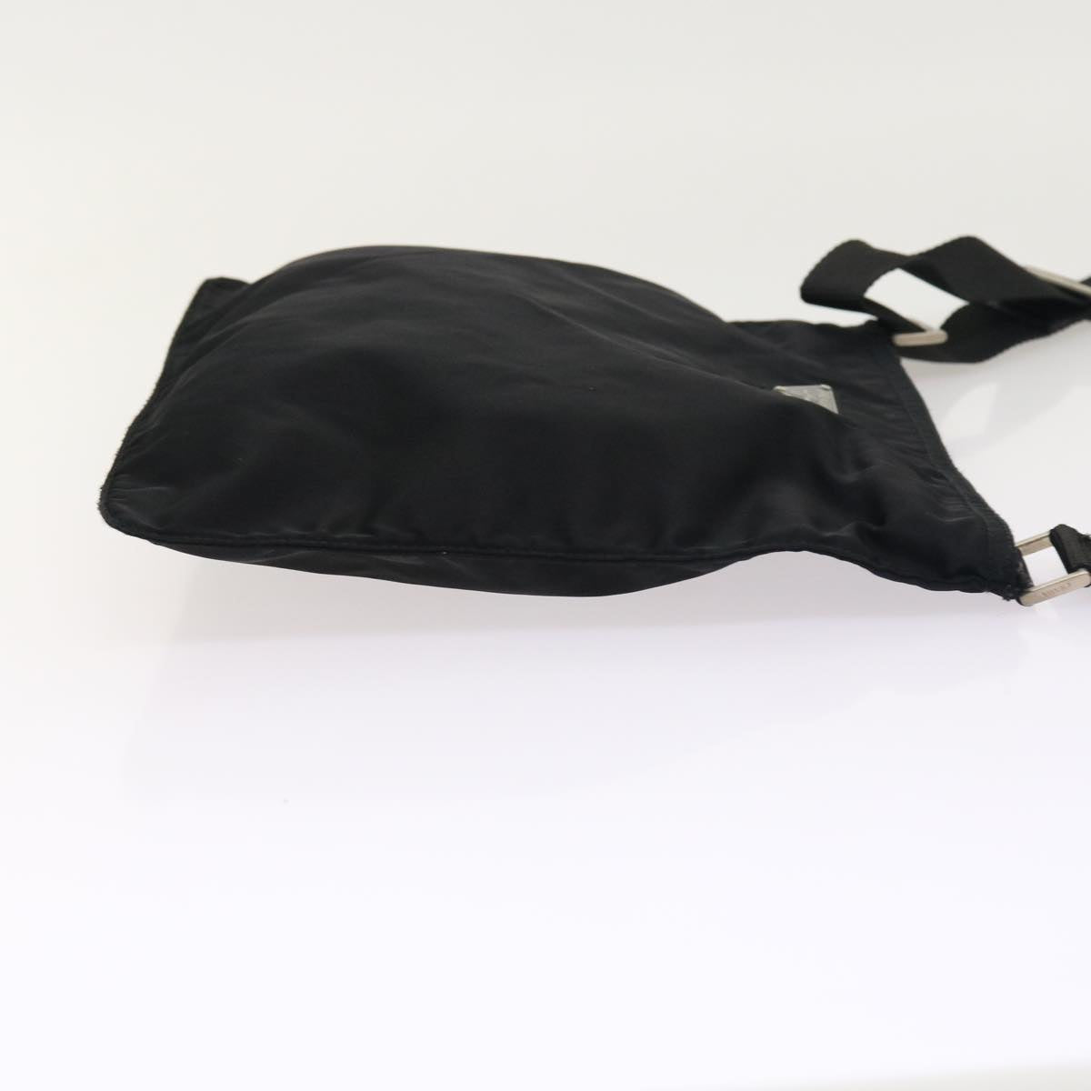 PRADA Shoulder Bag Nylon Black Auth 54878