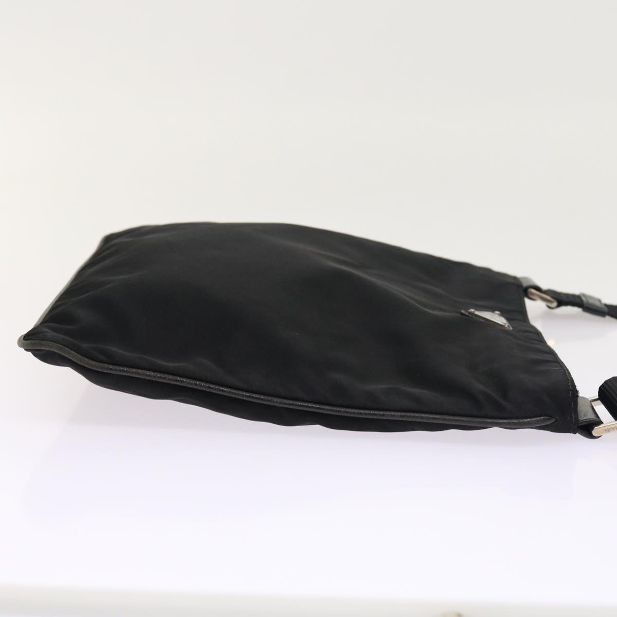 PRADA Shoulder Bag Nylon Black Auth 54918