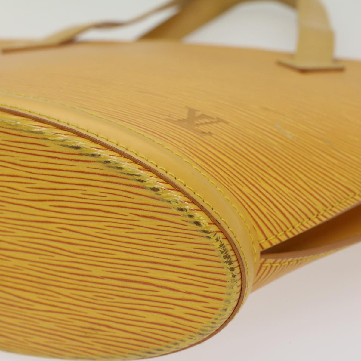 LOUIS VUITTON Epi Saint Jacques Hand Bag Yellow M52279 LV Auth 54922